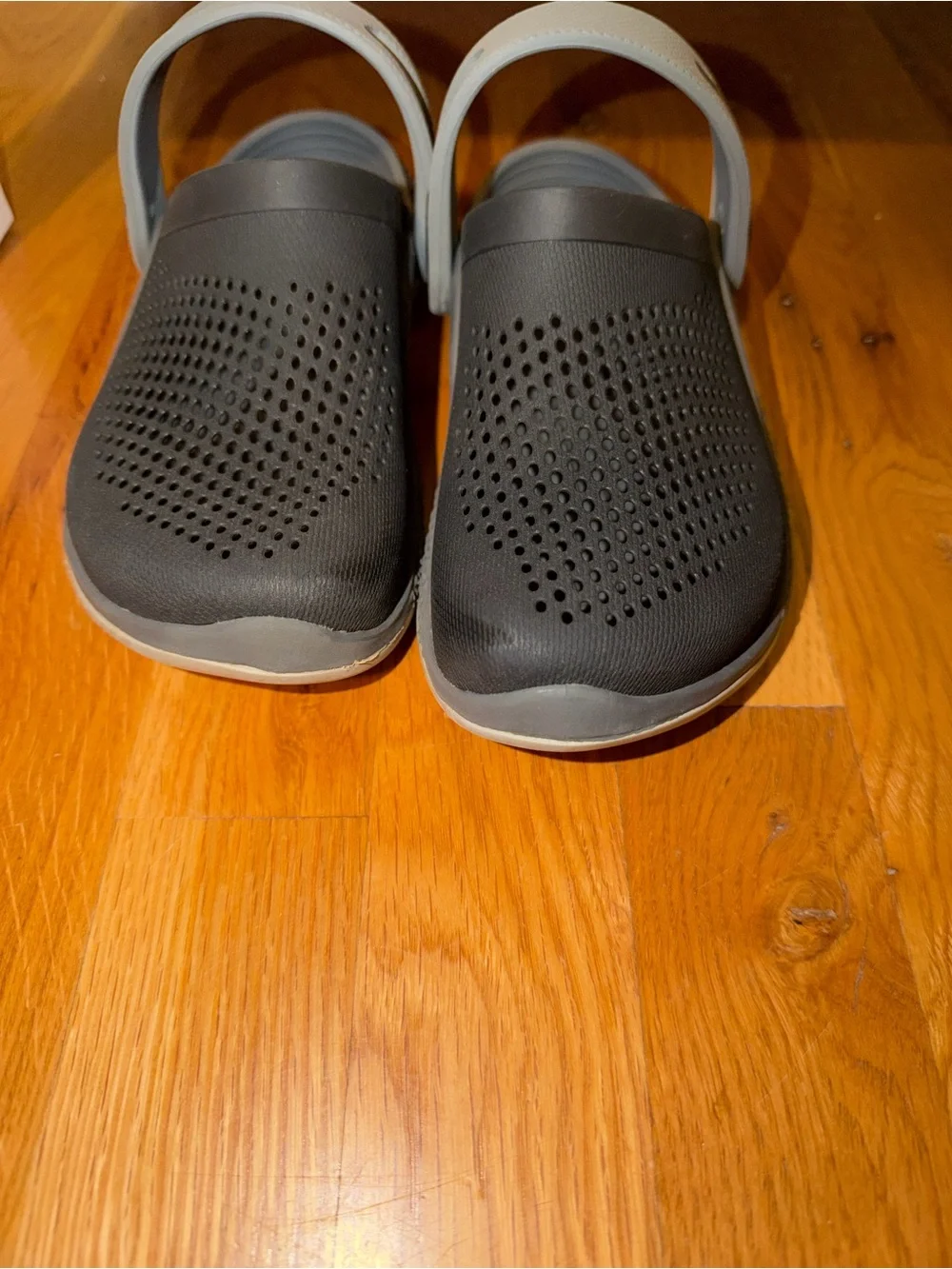 CROCS Kids Water Shoes in Black and Gray